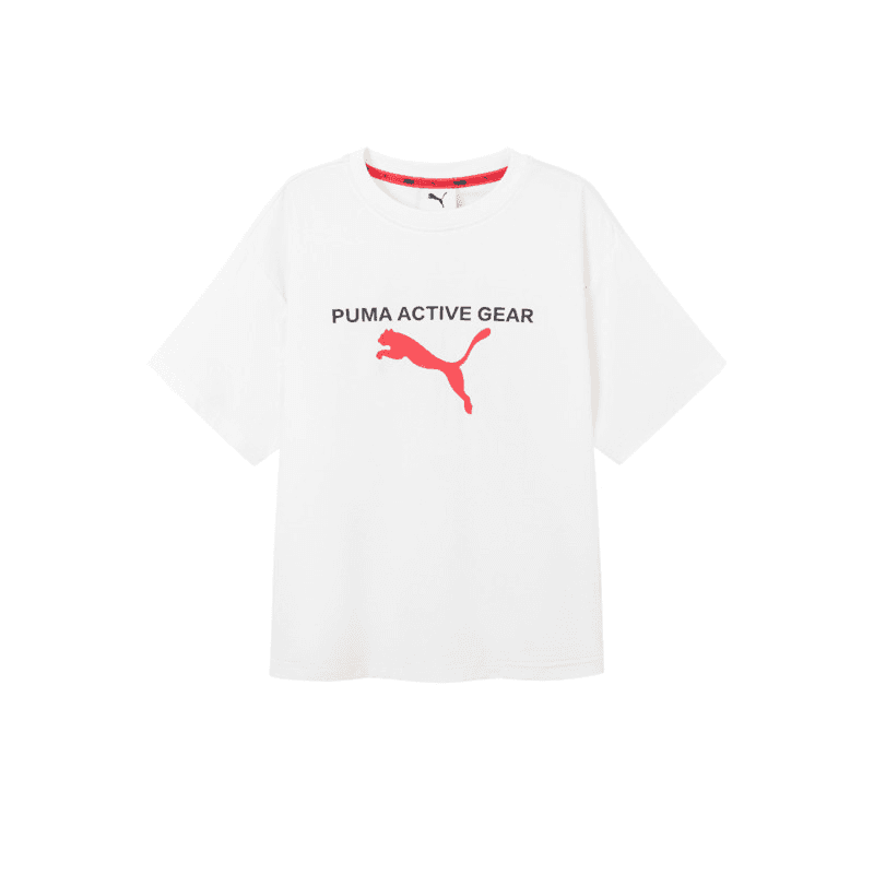 Футболка PUMA Raw Белый 10101 Унисекс T-рубашка - изображение 1