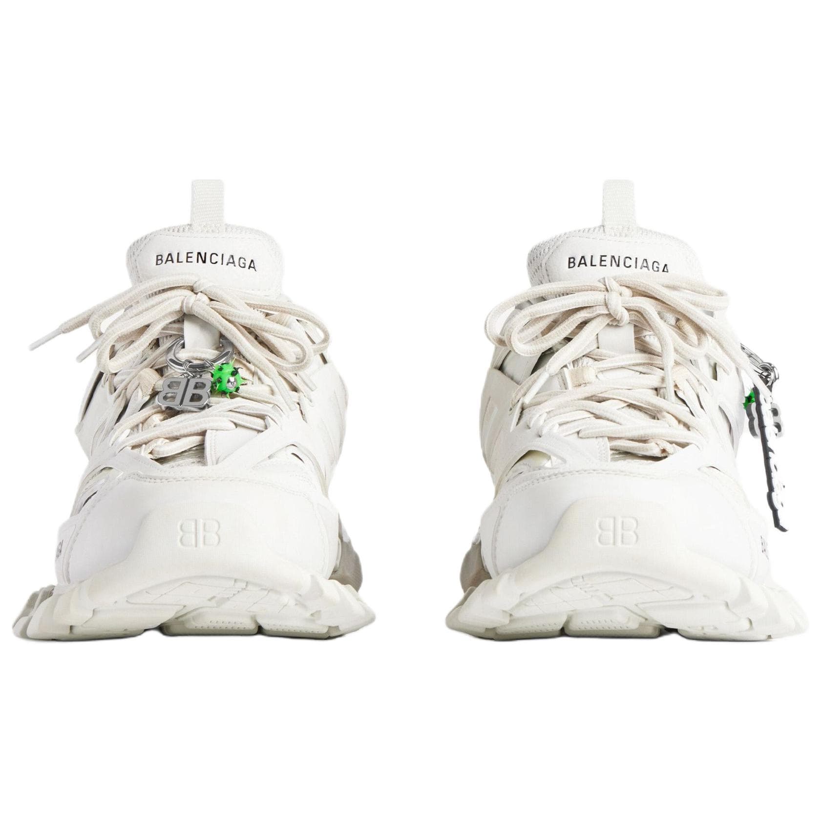 Кроссовки Balenciaga Track Low-Top Crepe Sneakers Men White Баленсиага Трек Низкие Кроссовки Мужские Белые - изображение 4