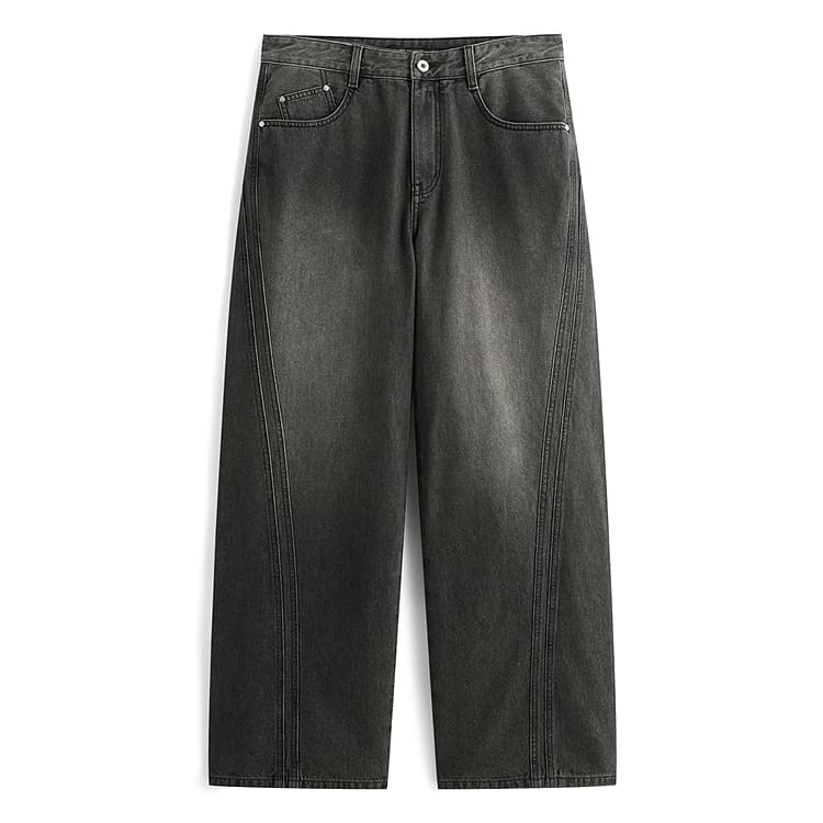 Штаны PEACEBIRD MEN Denim Medium Gray Batch 1 Men's Jeans PEACEBIRD MEN Деним Средний Серый Партия 1 Мужские Джинсы - изображение 1