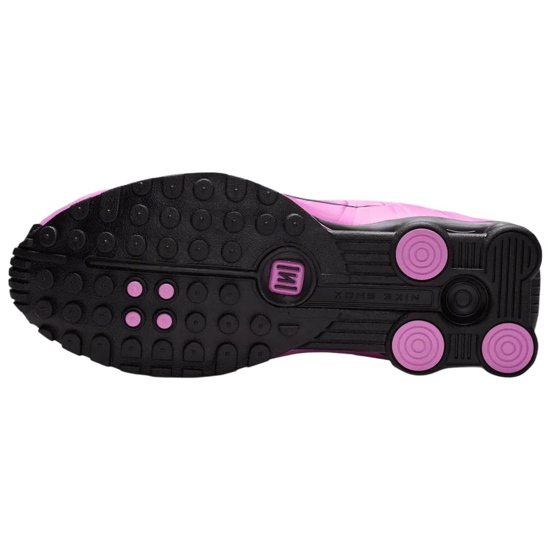 Кроссовки для бега NIKE Shox R4 Дышащий Oтскок Low Топ Беговые кроссовки Женские Черно-фиолетовый - изображение 6