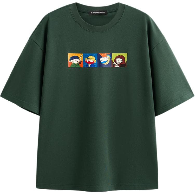 Футболка PEACEBIRD MEN Короткий рукав T-рубашки Мужские - изображение 1