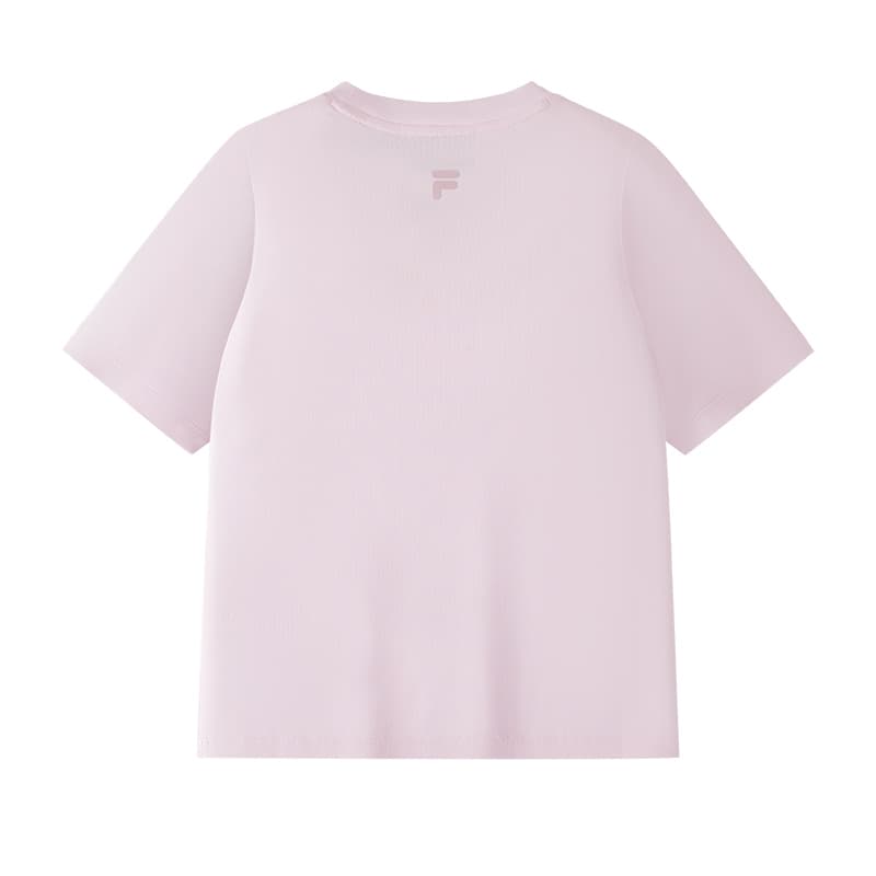 Футболка FILA FUSION Life T-Shirt Женская Прозрачный Розовый Фиолетовый - изображение 2
