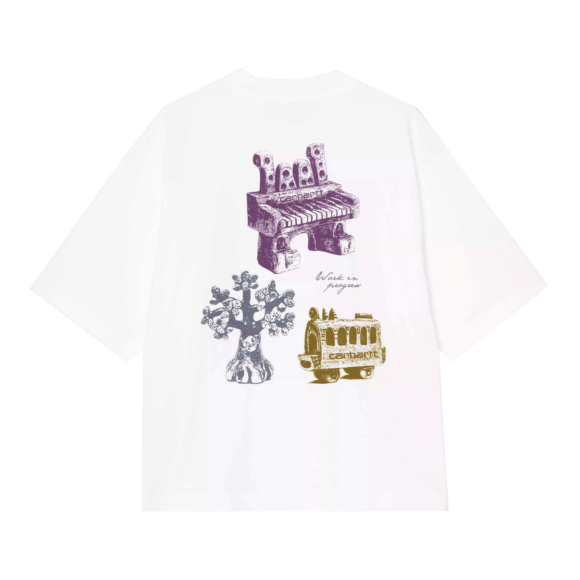Футболка Carhartt WIP Белые Женские T-рубашки - изображение 1