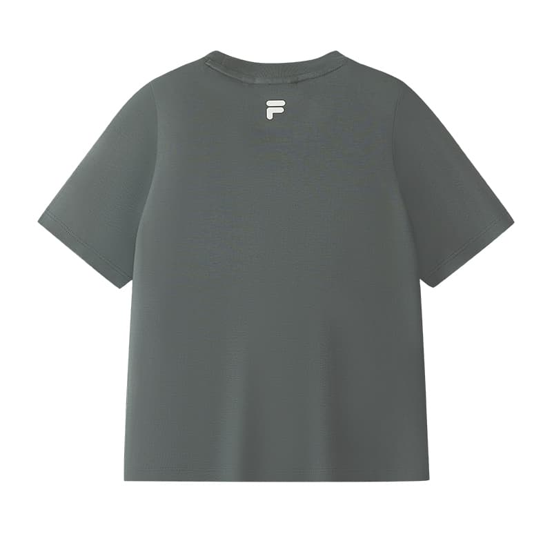 Футболка FILA FUSION Life T-Shirt Женская Небесно-Серый - изображение 2
