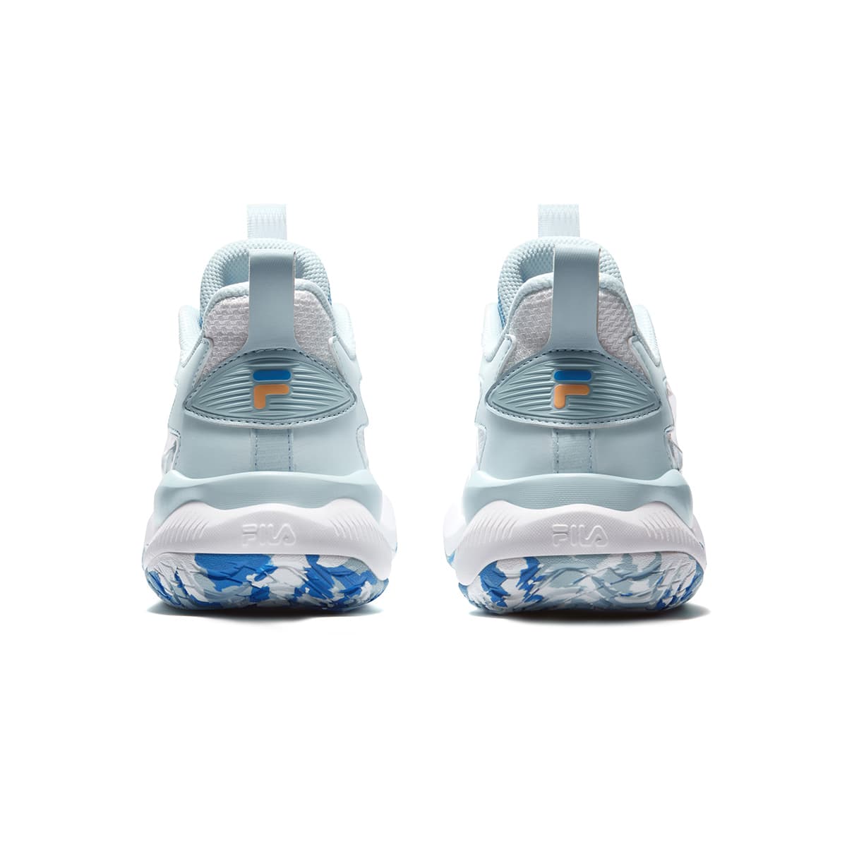 Кроссовки для баскетбола FILA KIDS Текстиль Синтетическая кожа Баскетбольные кроссовки Fei Le BAI Прохлада ледяная вода Синий Детский - изображение 4