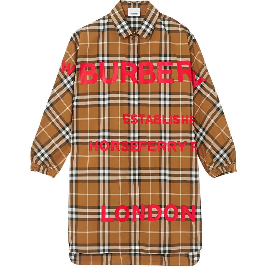 Burberry Коричневые Платья для Девочек - изображение 1