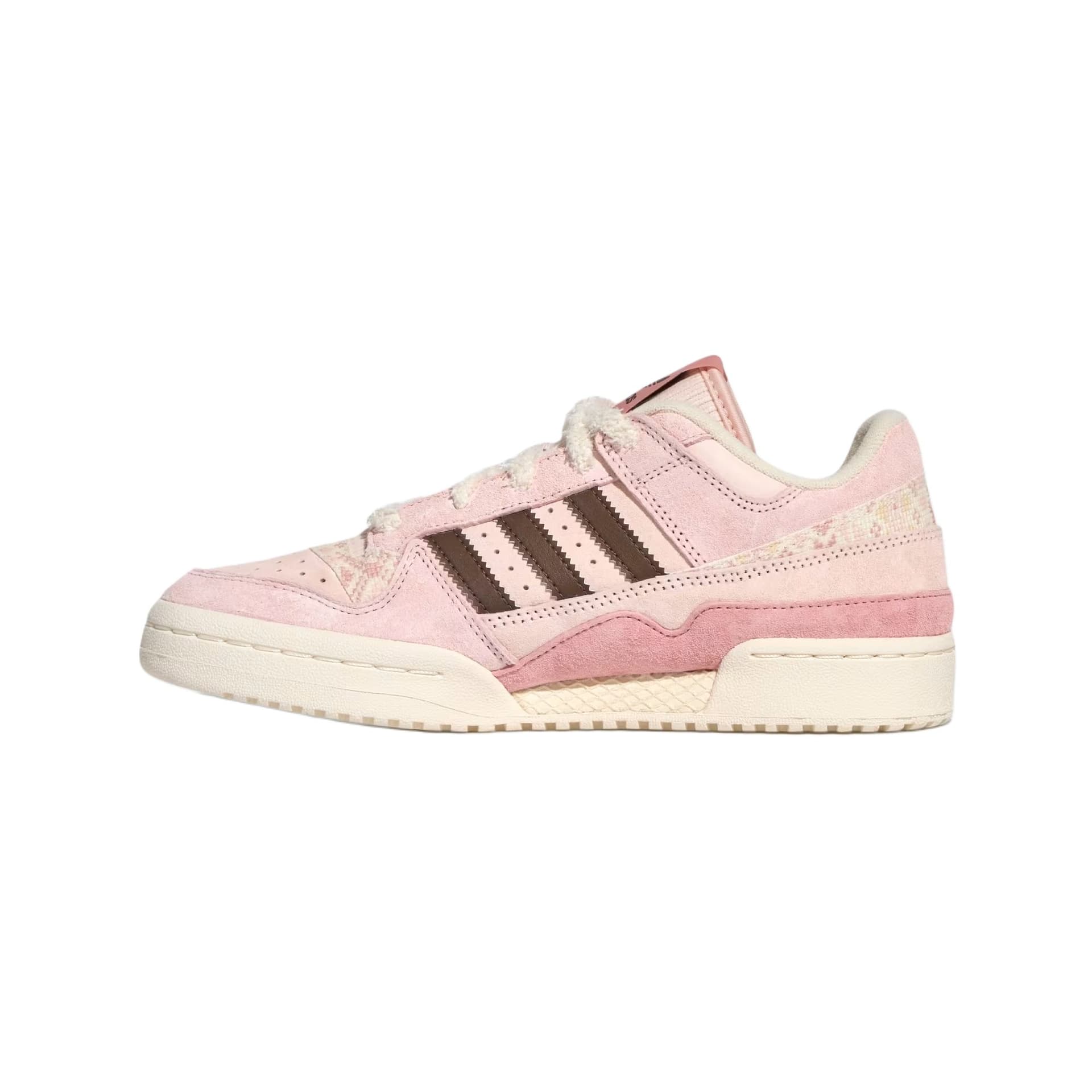 Кроссовки Adidas Originals FORUM Кожаные Низкие Кроссовки для Скейтбординга Женские Розовые - изображение 1
