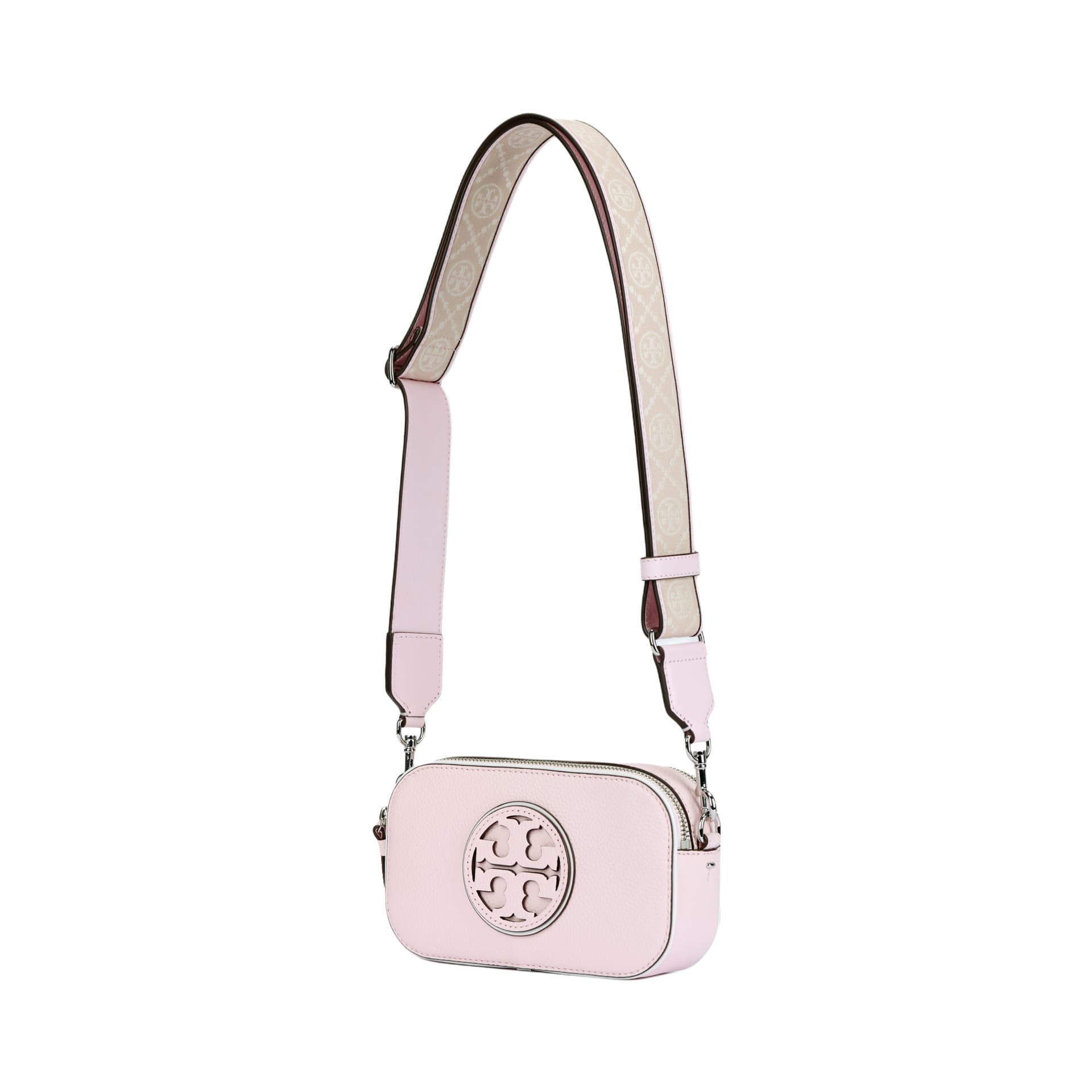 Мини-сумка Tory Burch Miller Кожа Сумка через плечо Сумка на плечо Мини-версия Женская Светло-розовая - изображение 2
