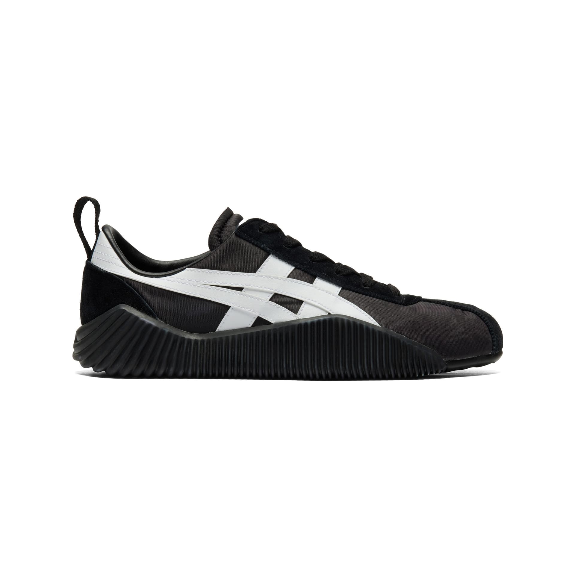Кроссовки Onitsuka Tiger Acromount противоскользящая устойчивая к истиранию низкий верх повседневная обувь унисекс черный белый - изображение 2