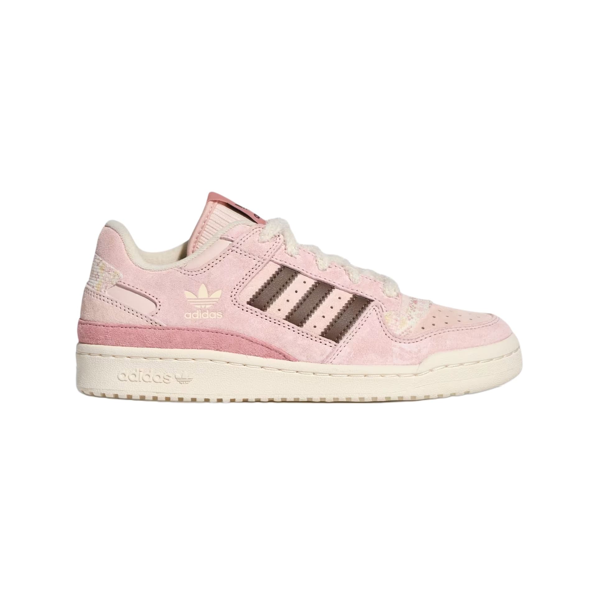 Кроссовки Adidas Originals FORUM Кожаные Низкие Кроссовки для Скейтбординга Женские Розовые - изображение 2