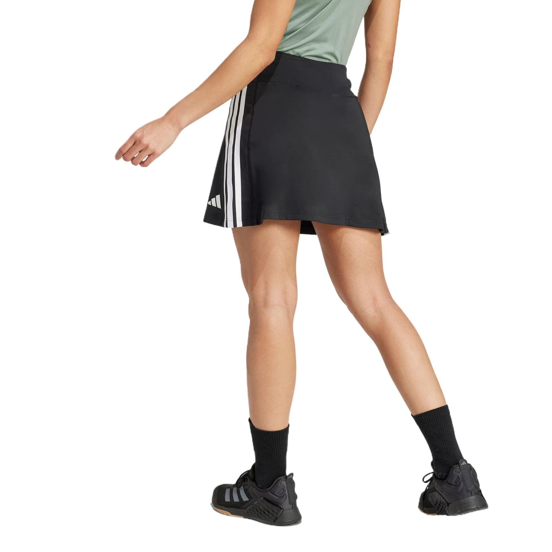 Юбка Adidas Essentials Повседневные мини юбки Женские Черный - изображение 3