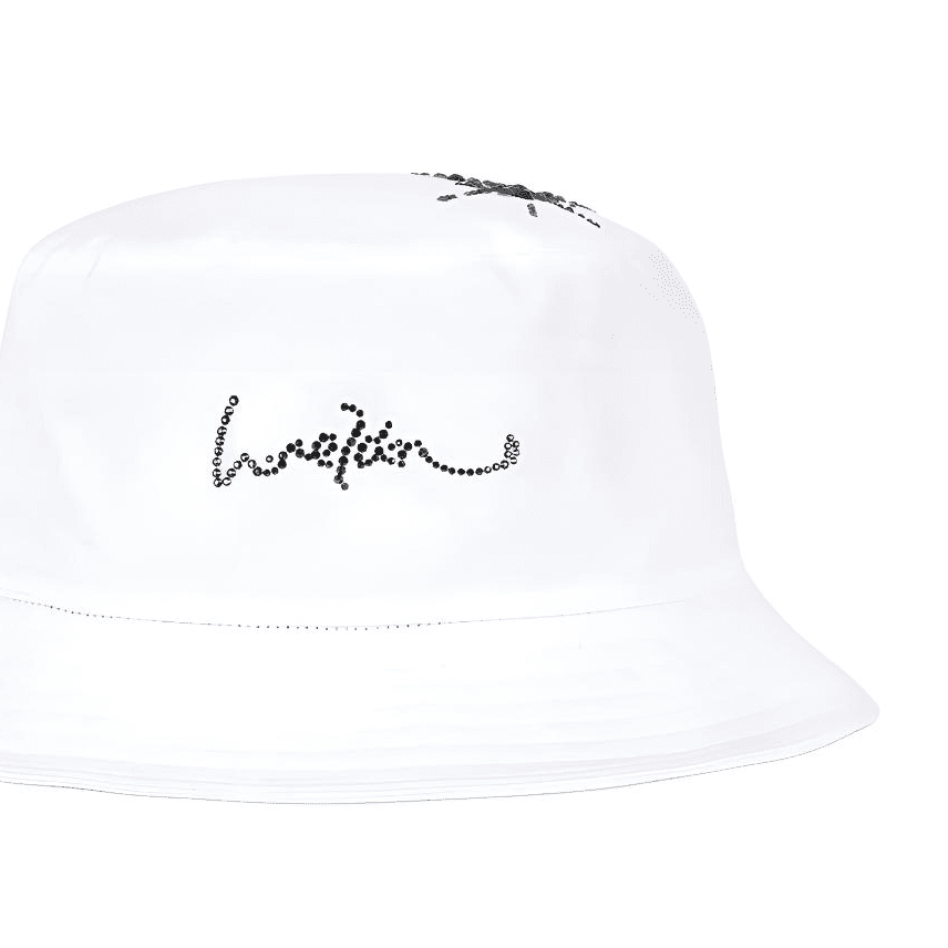 Панама WE11DONE WHITE HOTFIX STAR BUCKET HAT logo - изображение 3