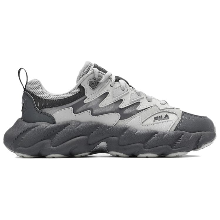 Кроссовки FILA FUSION FERN 2 Текстиль Синтетическая кожа Противоскользящий Устойчивый к истиранию Дышащий Мужские кроссовки Серый - изображение 2
