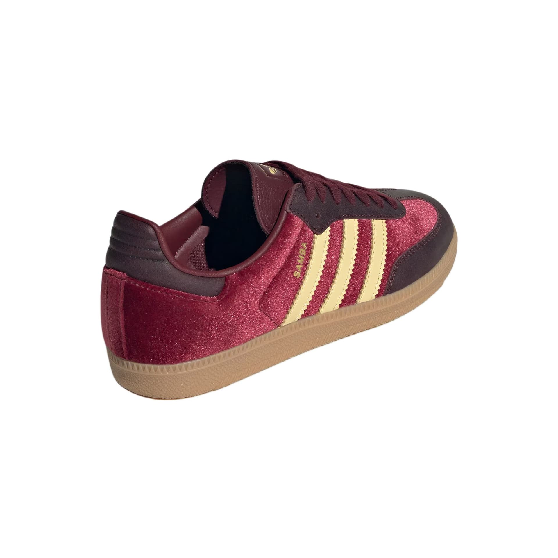 Кроссовки Adidas Originals Samba Low Топ Скейтборд Кроссовки Женские Красный Бежевый - изображение 5