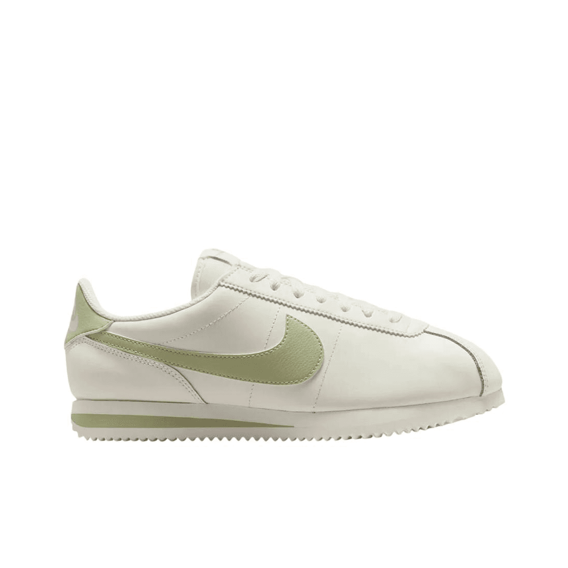 Кроссовки Nike Cortez Повседневная обувь Женская Белая Зеленая - изображение 2