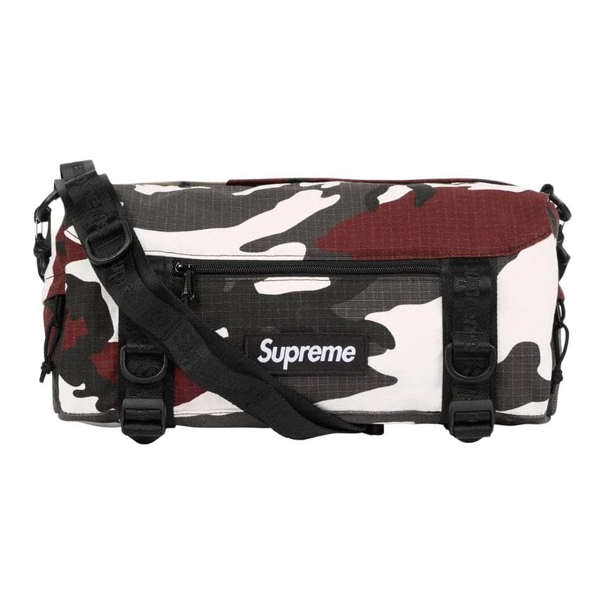 Сумка через плечо Supreme CORDURA® Хлопковая смесь Резистентная к разрыву ткань Сумка через плечо Унисекс Красная Камуфляжная - изображение 1