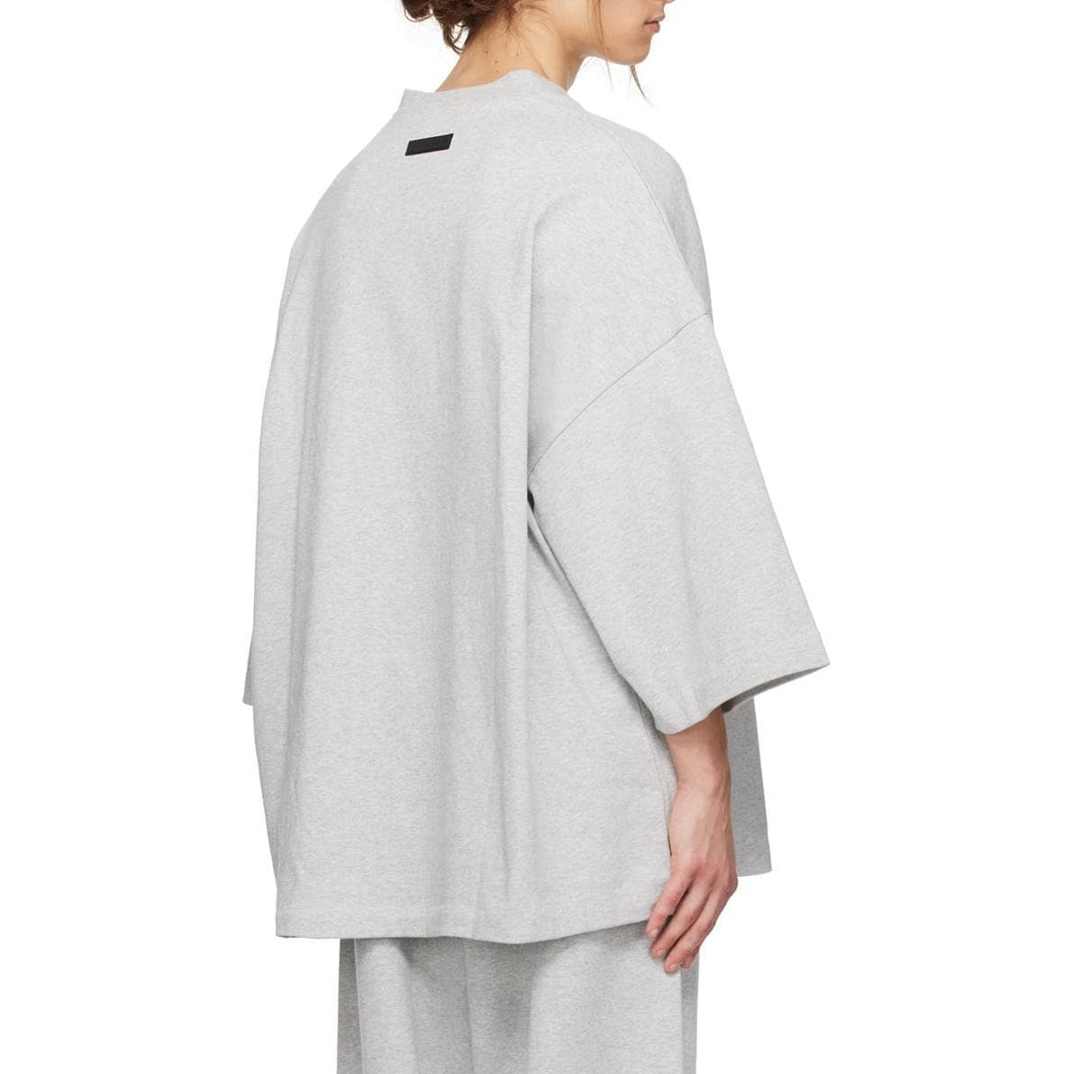 Футболка Fear of God Essentials SS24 drop2 Football Tee VT Light Heather Grey - изображение 4