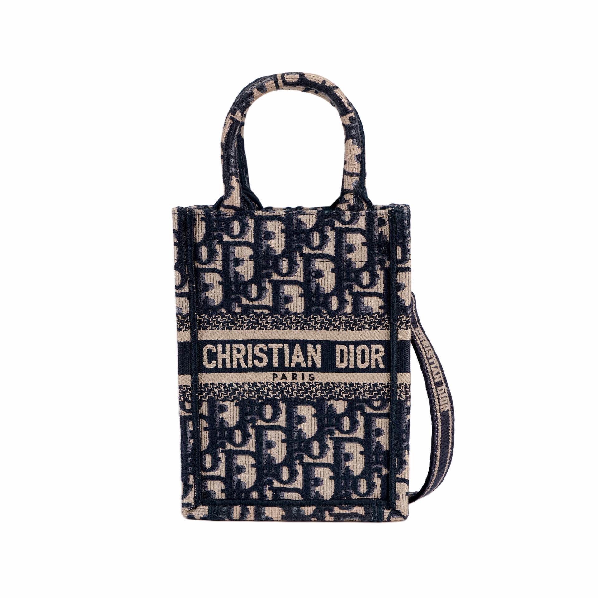 Сумка Dior Book Tote Mini Blue - изображение 11