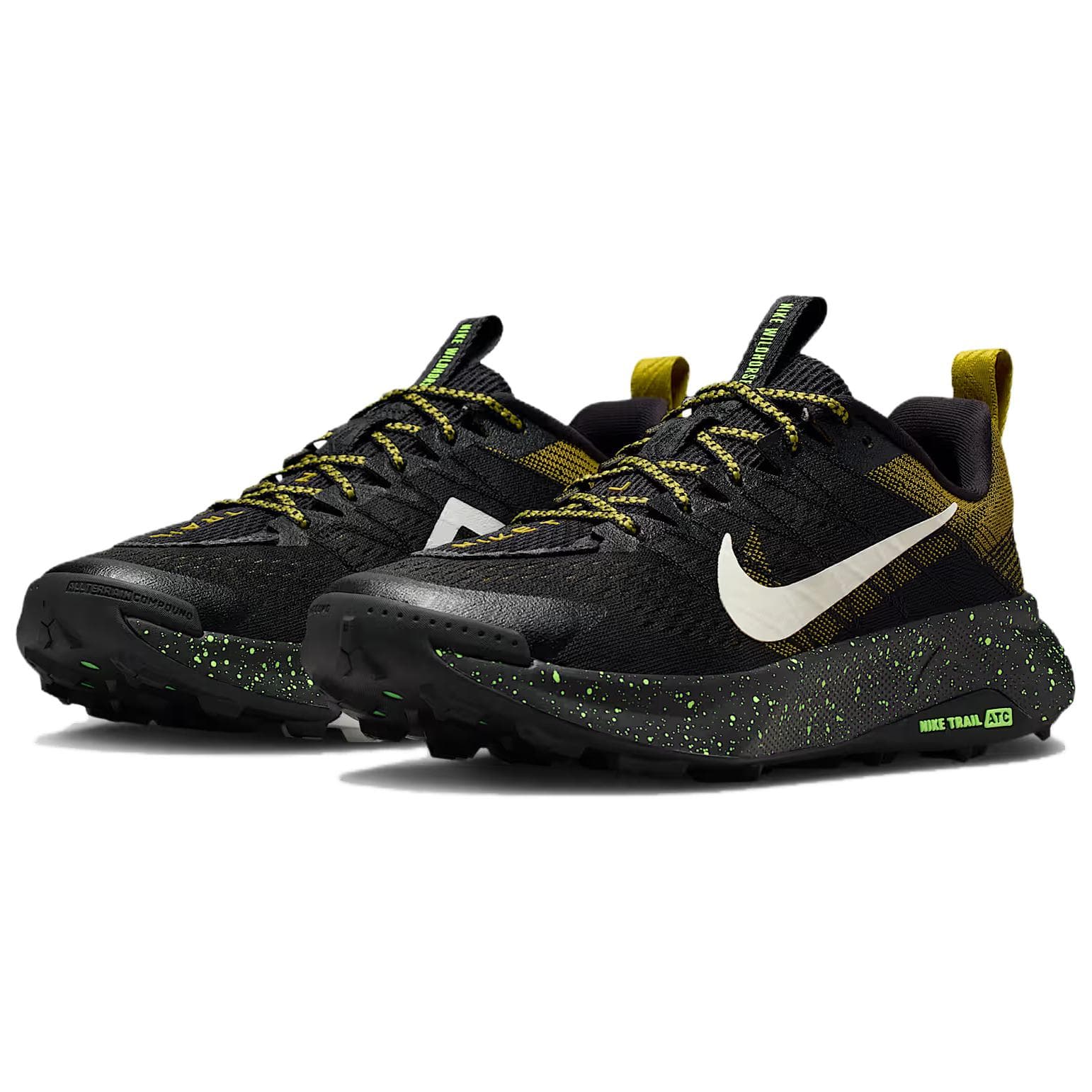 Кроссовки для бега Nike Wildhorse 10 Беговые кроссовки Женские Черный Белый - изображение 3