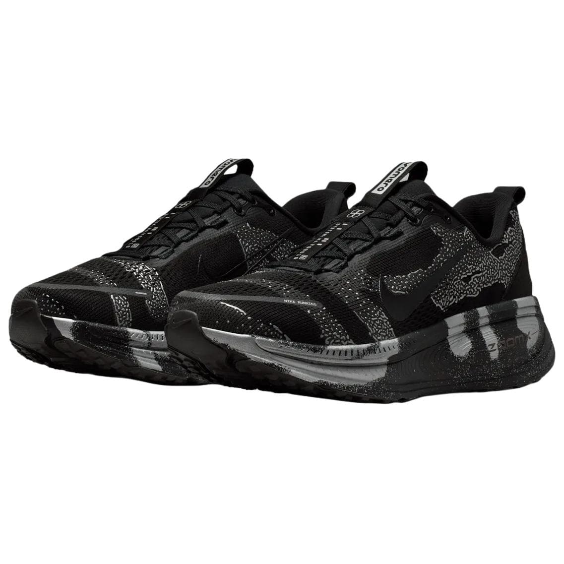 Кроссовки для бега NIKE Vomero 18 Удобный Дышащий Low Топ Беговые кроссовки Унисекс Черный — фото 3
