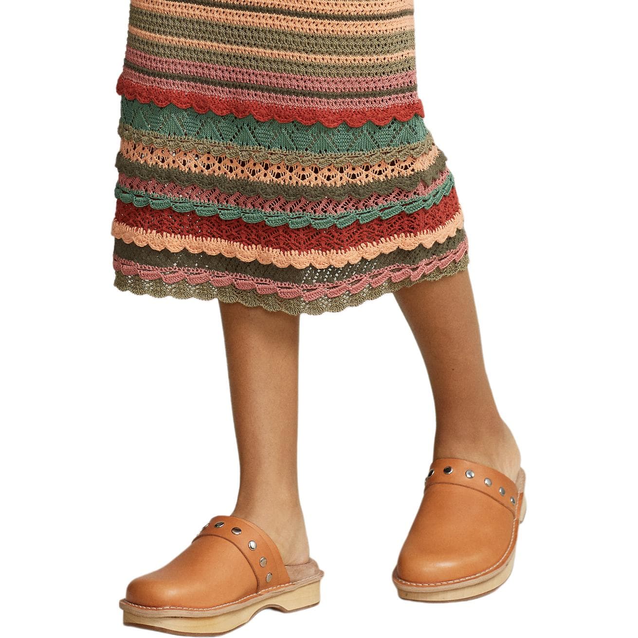 Polo Ralph Lauren KNIT Длинный Юбка Женские Многоцветный - изображение 5
