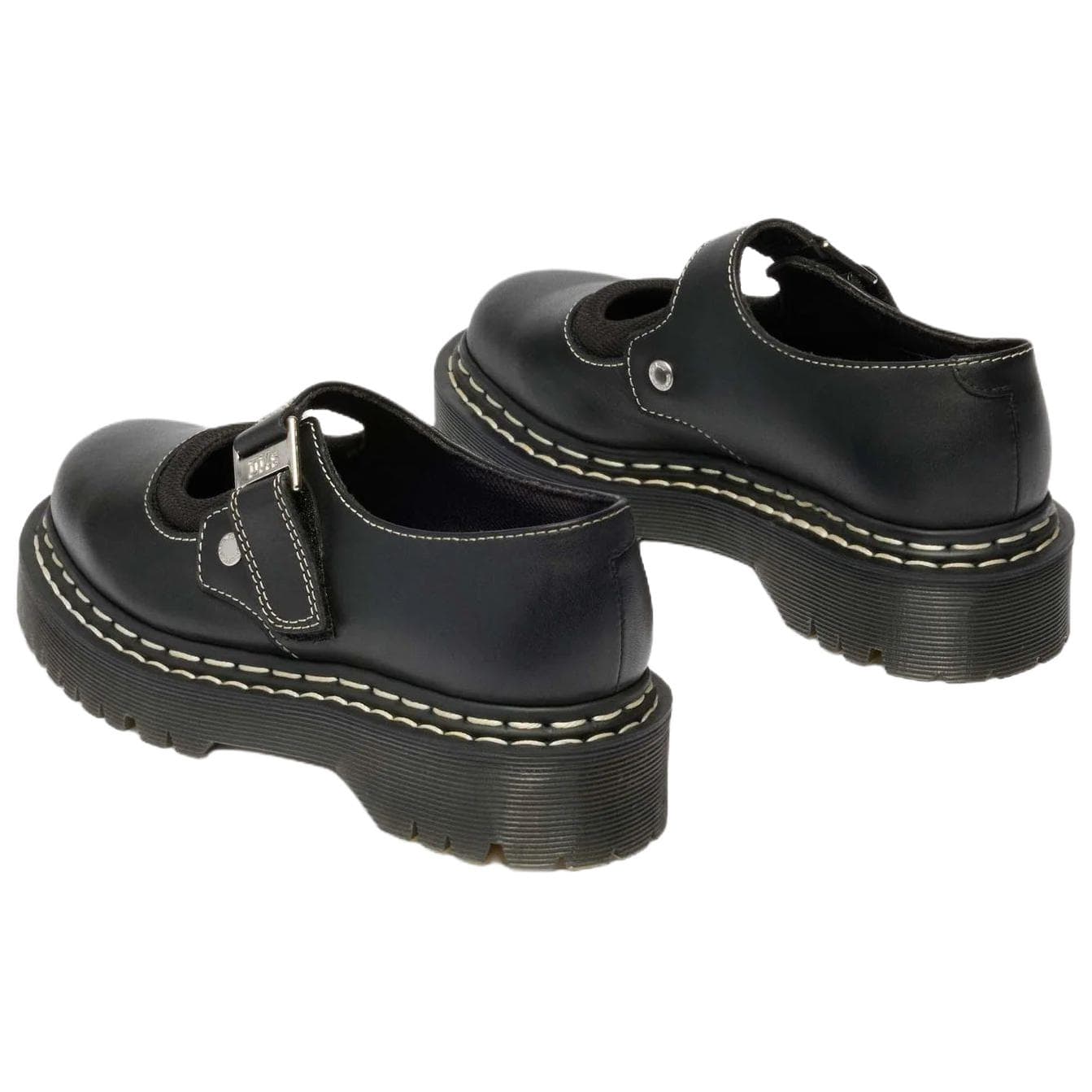 Тапочки Dr.Martens Mary Jane BEX Повседневная обувь Женская Черная - изображение 6