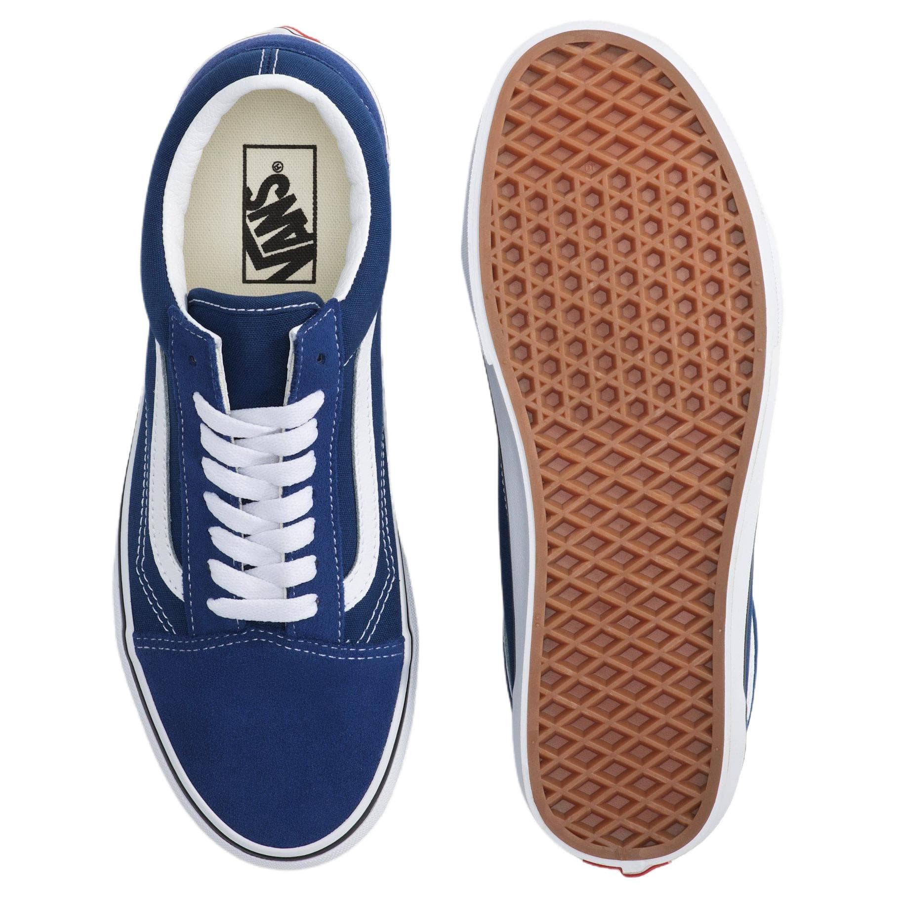 Кроссовки Vans Old Skool Поддержка Скейтборд Обувь Унисекс Синий - изображение 4