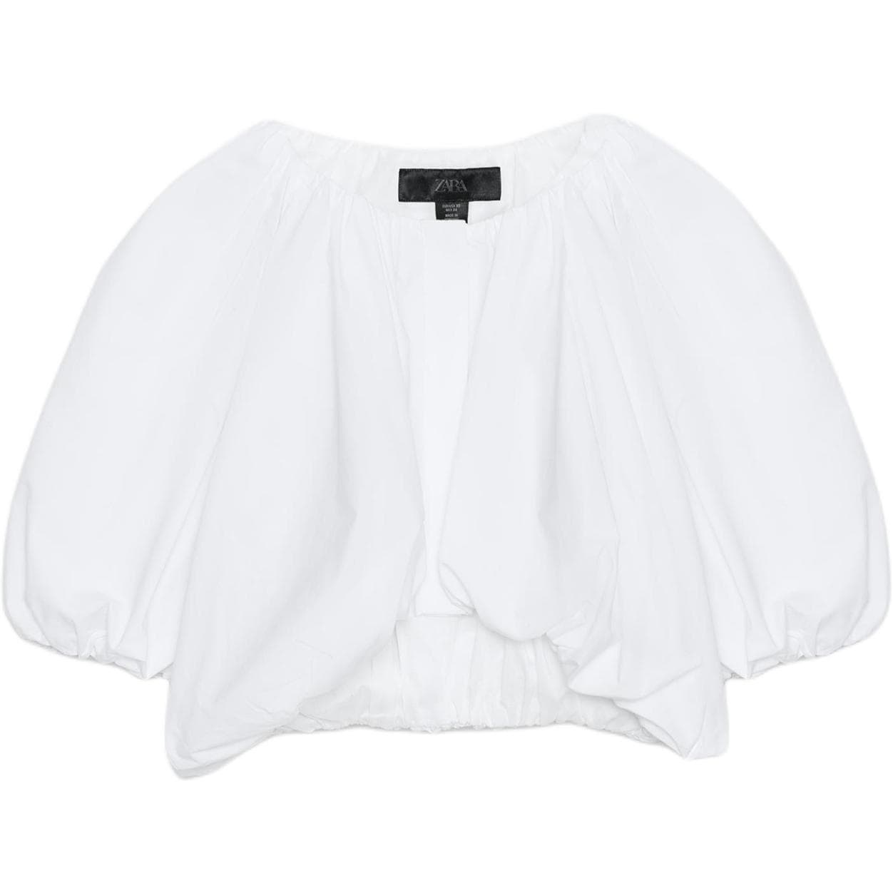 ZARA Белый Женский Короткий Топ - изображение 1