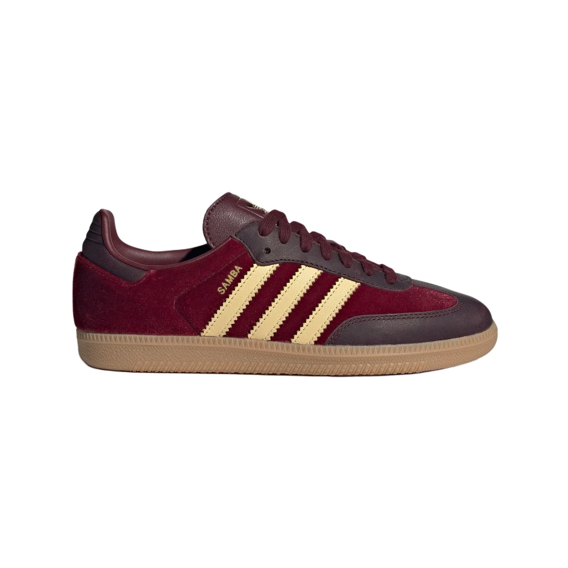 Кроссовки Adidas Originals Samba Low Топ Скейтборд Кроссовки Женские Красный Бежевый - изображение 2