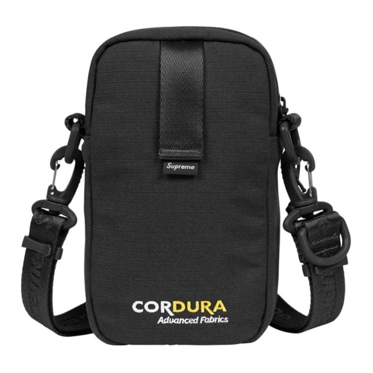 Сумка через плечо Supreme CORDURA® Хлопковая смесь Резистентная к разрыву ткань Сумка через плечо Унисекс Черная - изображение 3
