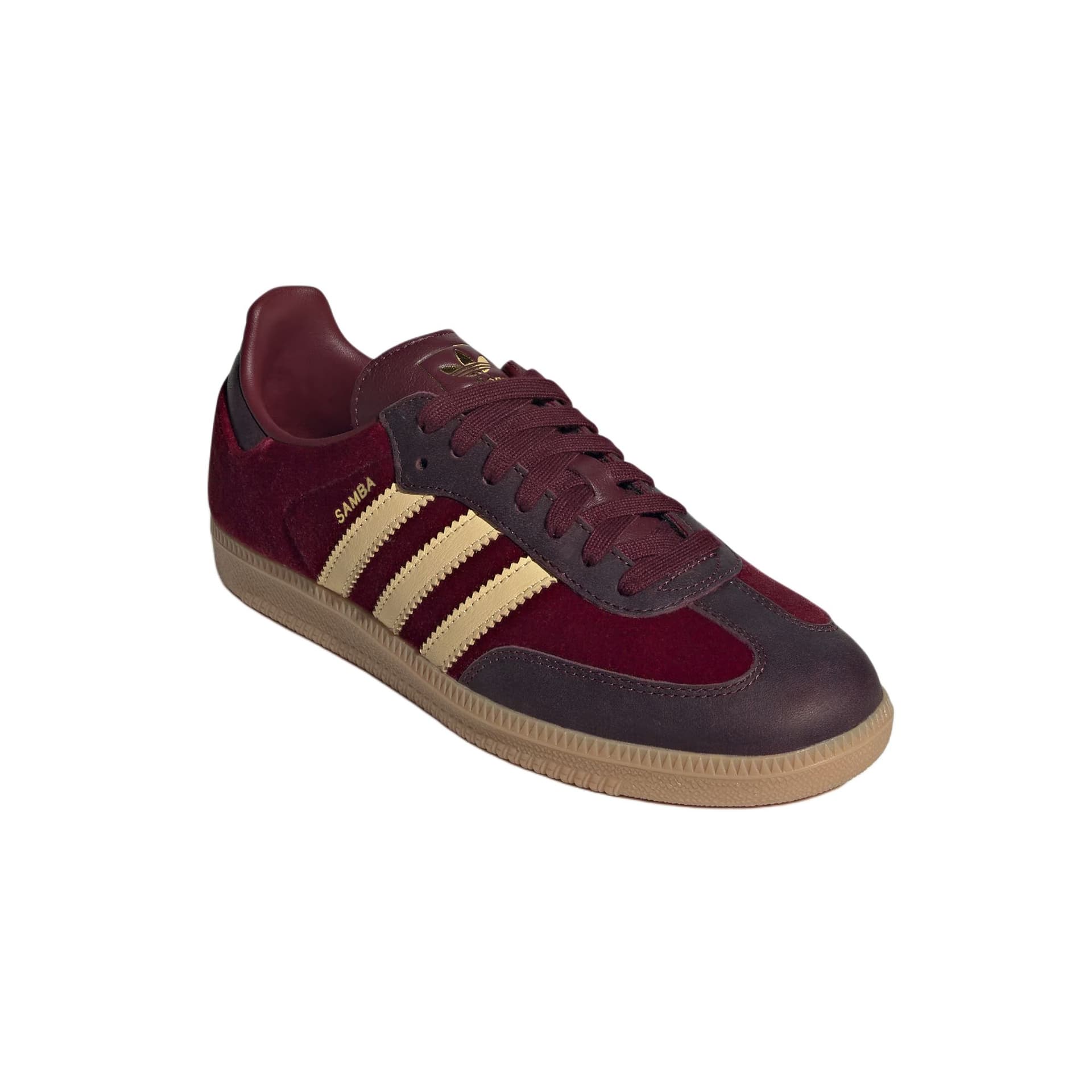 Кроссовки Adidas Originals Samba Low Топ Скейтборд Кроссовки Женские Красный Бежевый - изображение 3