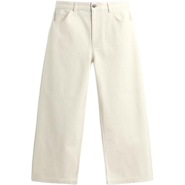 Штаны ZARA Light Beige Unisex Jeans ZARA Светло-бежевые унисекс джинсы - изображение 1