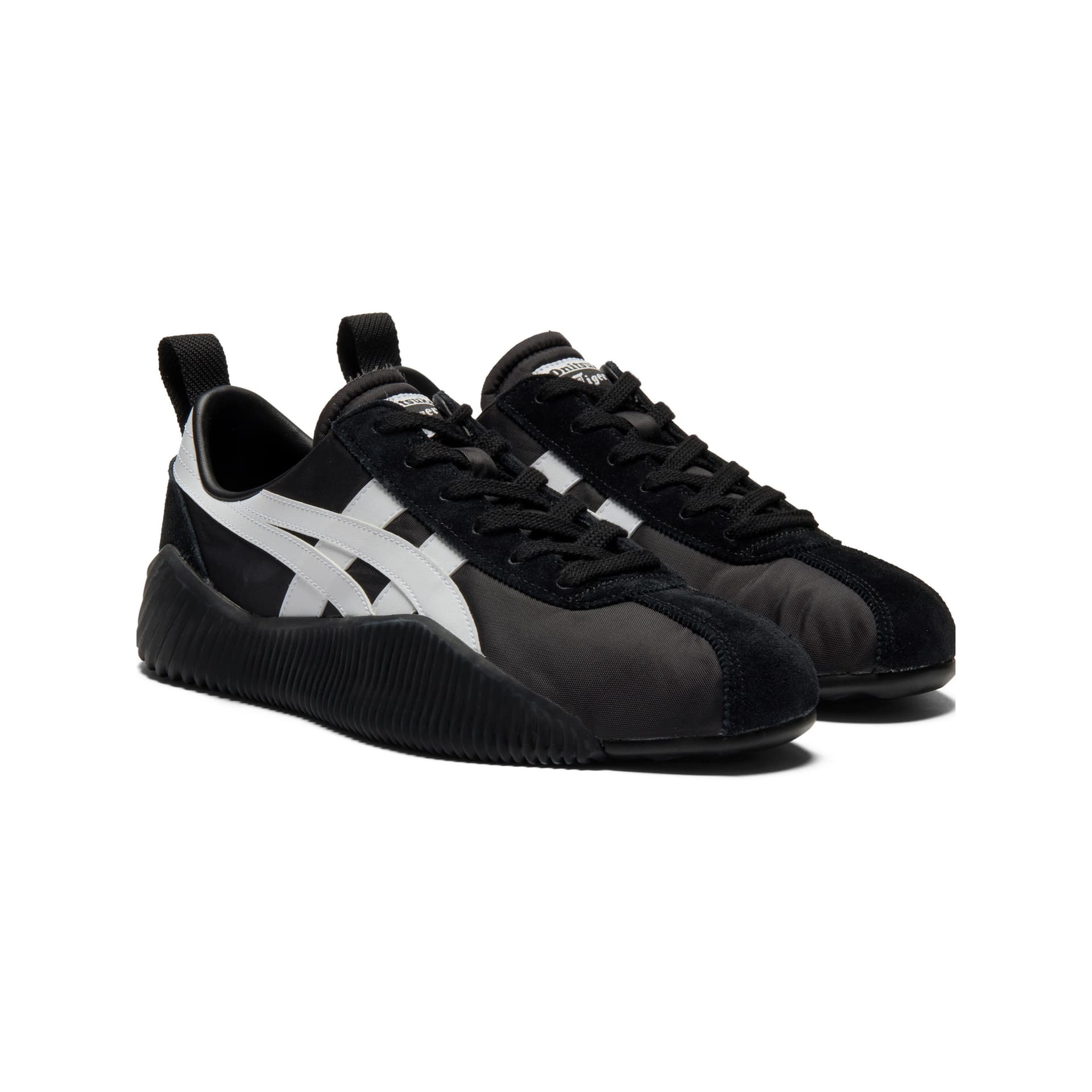 Кроссовки Onitsuka Tiger Acromount противоскользящая устойчивая к истиранию низкий верх повседневная обувь унисекс черный белый - изображение 3