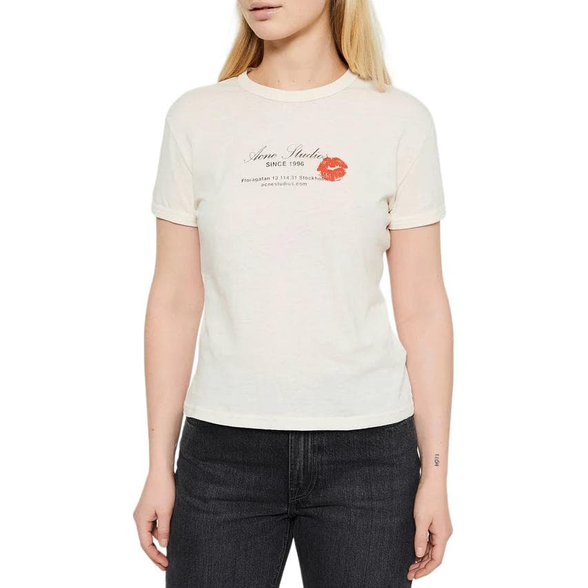 Футболка Acne Studios SS25 Стандартная (Standard) Рубашка T Женская - изображение 2