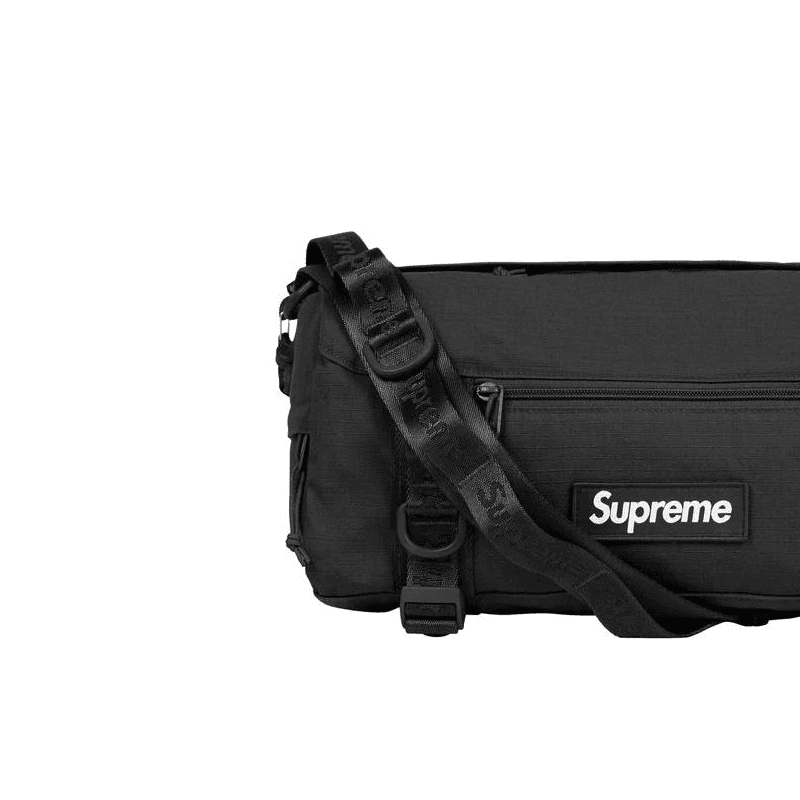 Сумка через плечо Supreme CORDURA® Хлопковая смесь Резистентная к разрыву ткань Сумка через плечо Унисекс Черная - изображение 5