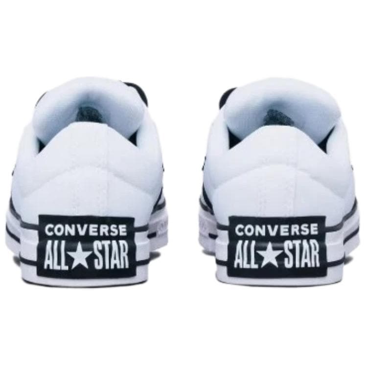 Кроссовки Converse Puff Player Универсальные удобные унисекс лоу-топы бело-черные - изображение 4