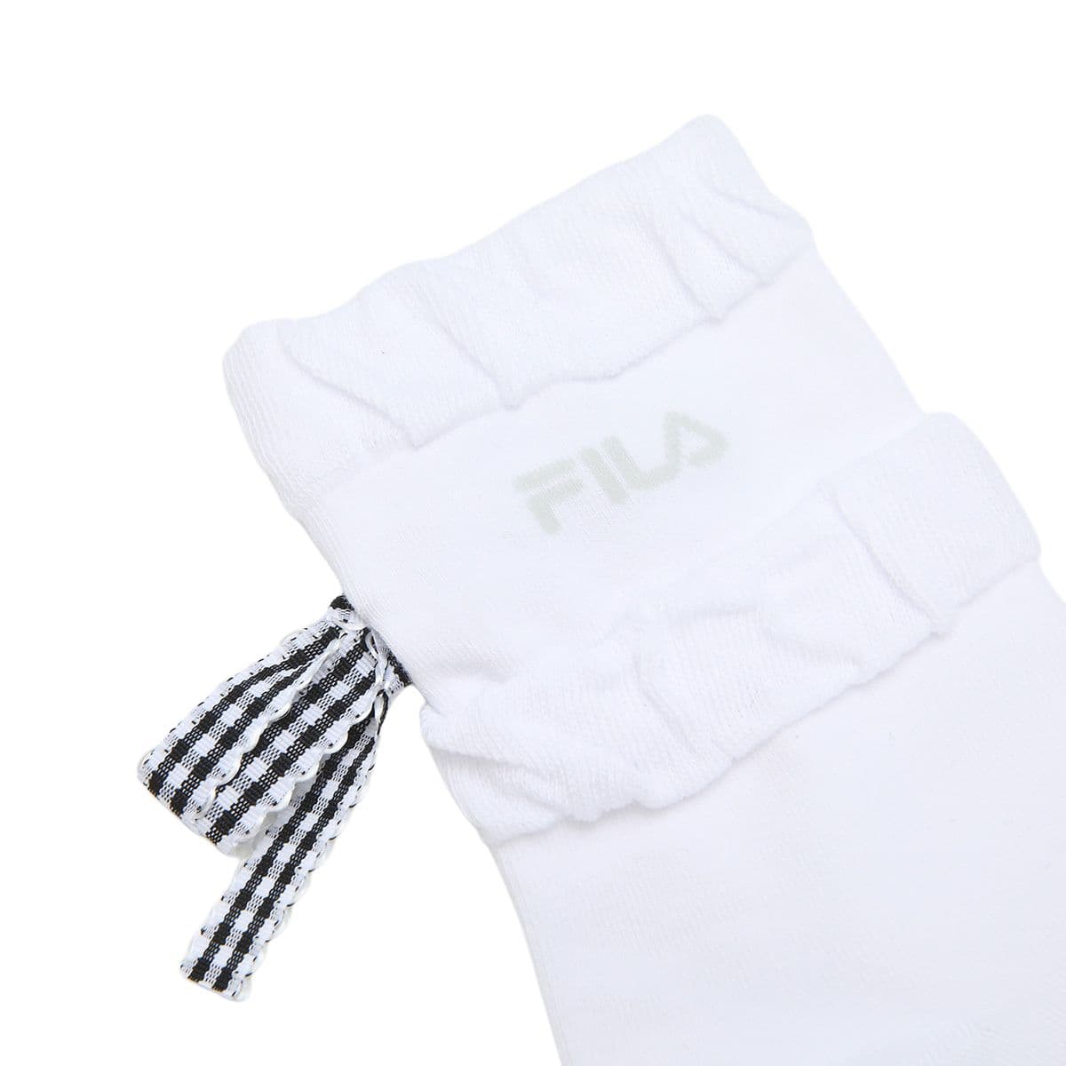 Носки Fila Heritage High Socks Женские Стандартные Белые - изображение 4