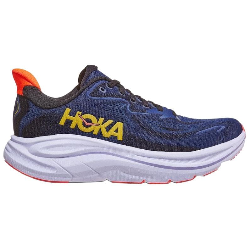 Кроссовки для бега HOKA ONE ONE CLIFTON 10 Беговые кроссовки Женские Синий Желтый - изображение 2