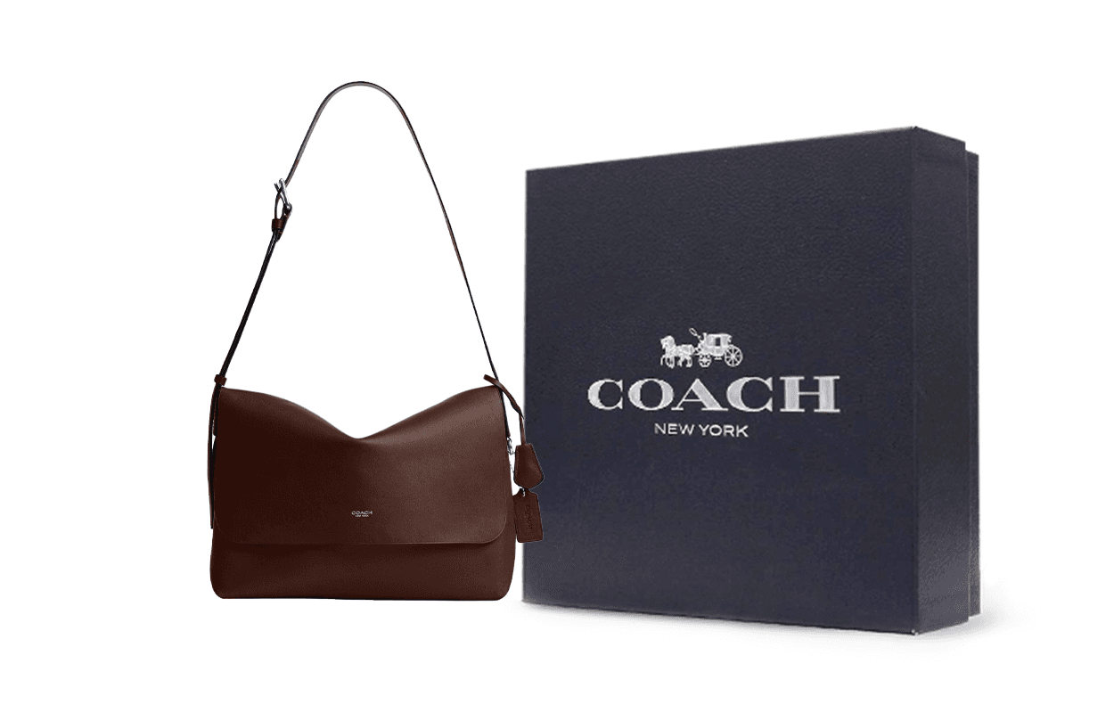 Сумка через плечо Coach Ludlow 33 Adjustable Strap Messenger Bag Large Maple Brown - изображение 6