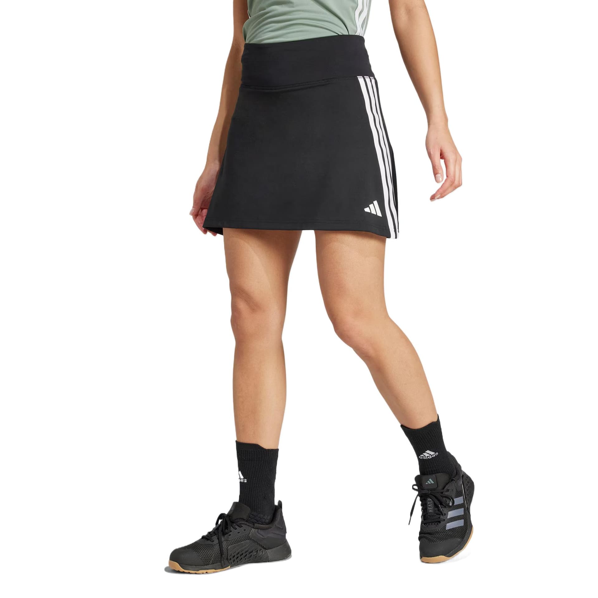 Юбка Adidas Essentials Повседневные мини юбки Женские Черный - изображение 2
