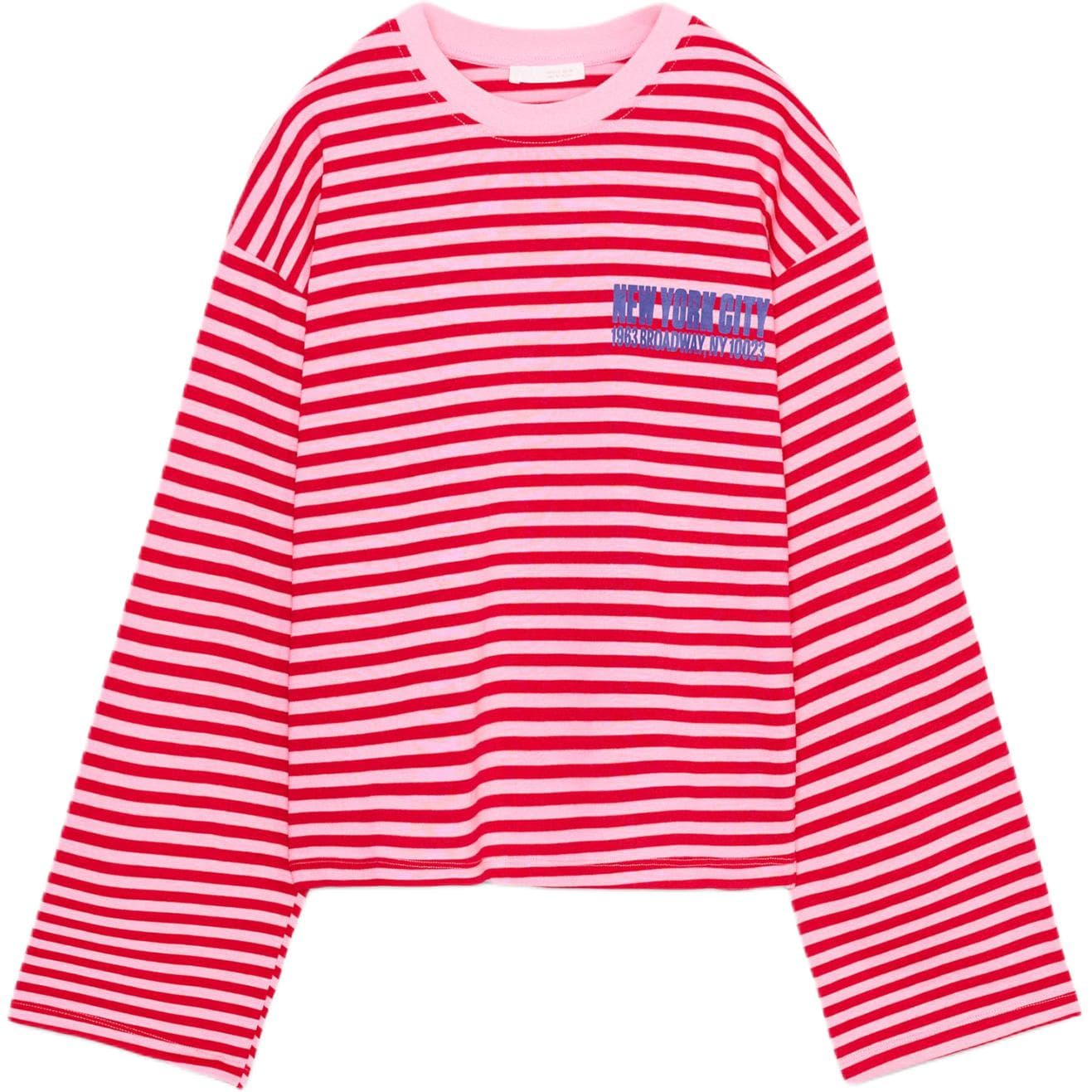 Футболка ZARA Розовые Женские T-рубашки - изображение 1