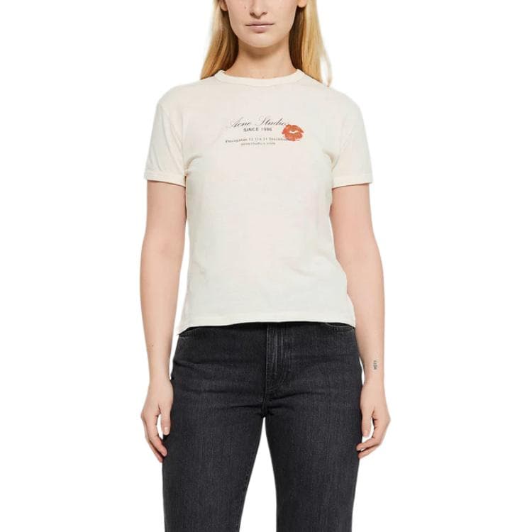 Футболка Acne Studios SS25 Стандартная (Standard) Рубашка T Женская - изображение 3