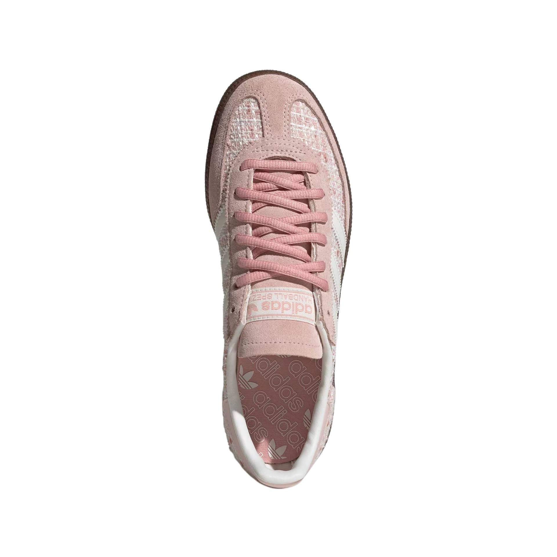Кроссовки Adidas Originals HANDBALL SPEZIAL Low Топ Немецкие армейские кроссовки Женские Розовые - изображение 4