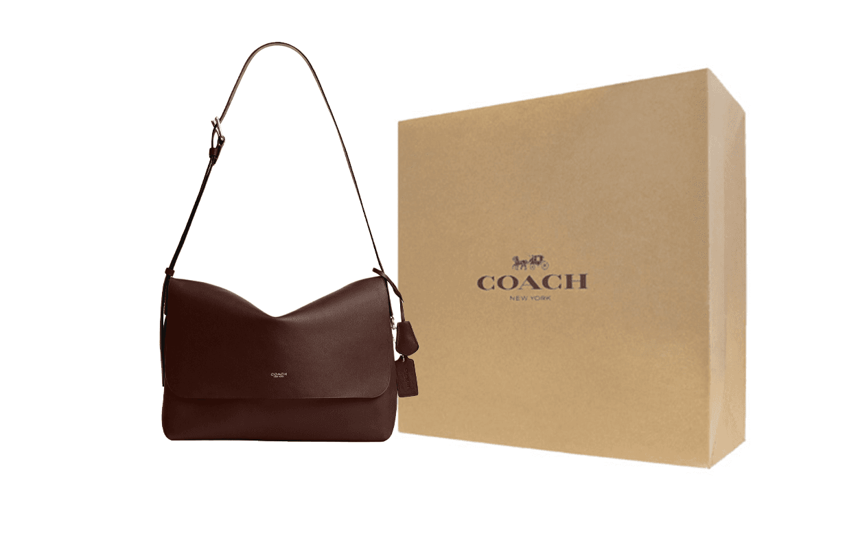 Сумка через плечо Coach Ludlow 33 Adjustable Strap Messenger Bag Large Maple Brown - изображение 7