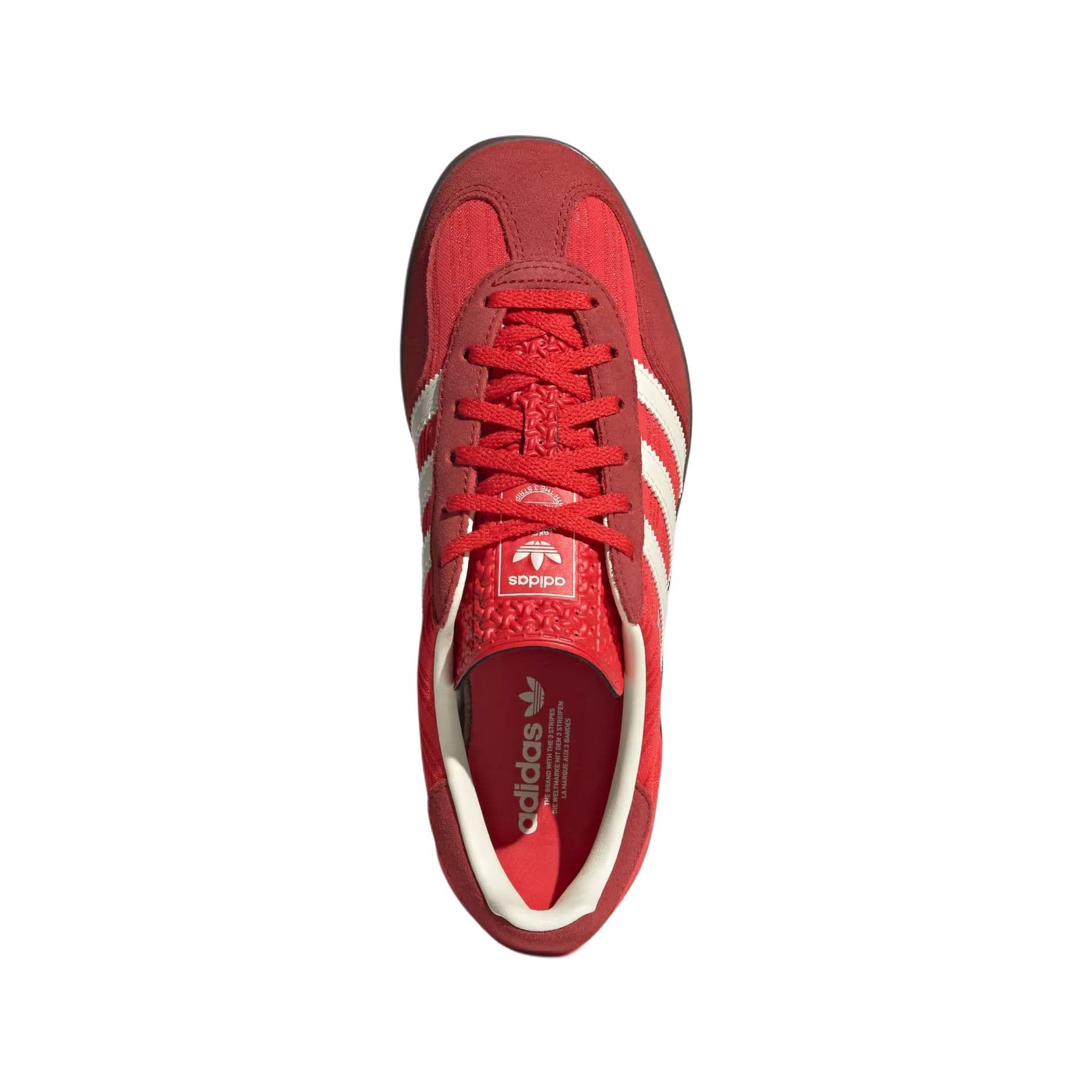 Кроссовки Adidas Originals GAZELLE INDOOR Low Топ Скейтборд Обувь Женские Красный - изображение 3