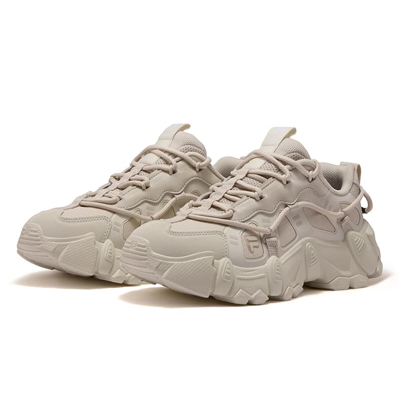 Кроссовки FILA FUSION exocet ii Лоу-топы массивные кроссовки женские Березово-коричневый Тофу Белый - изображение 3
