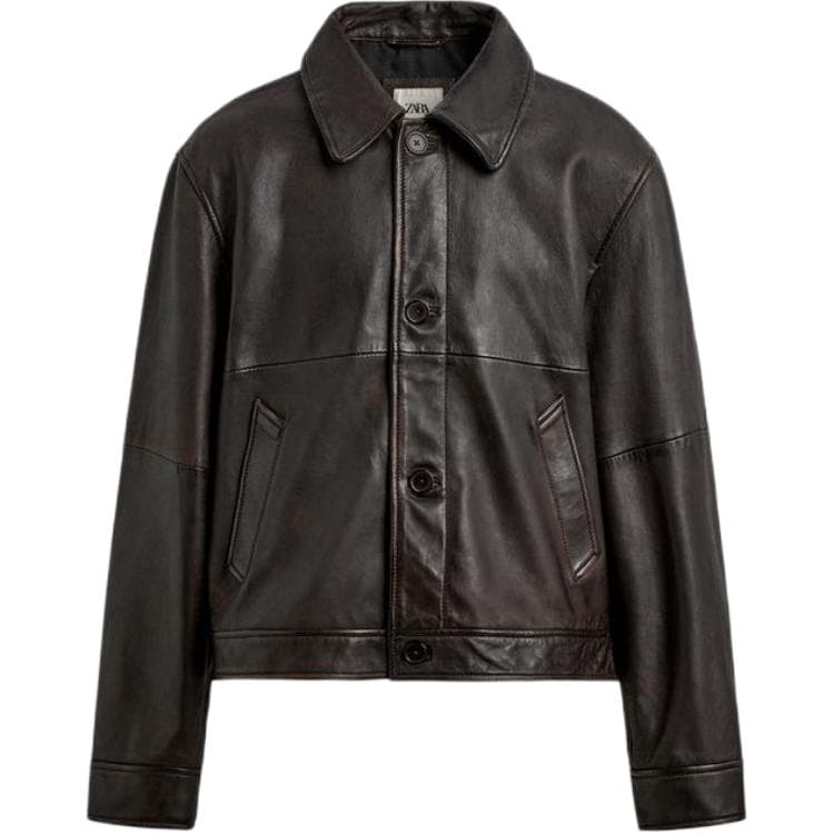 Кожаная куртки ZARA - изображение 1