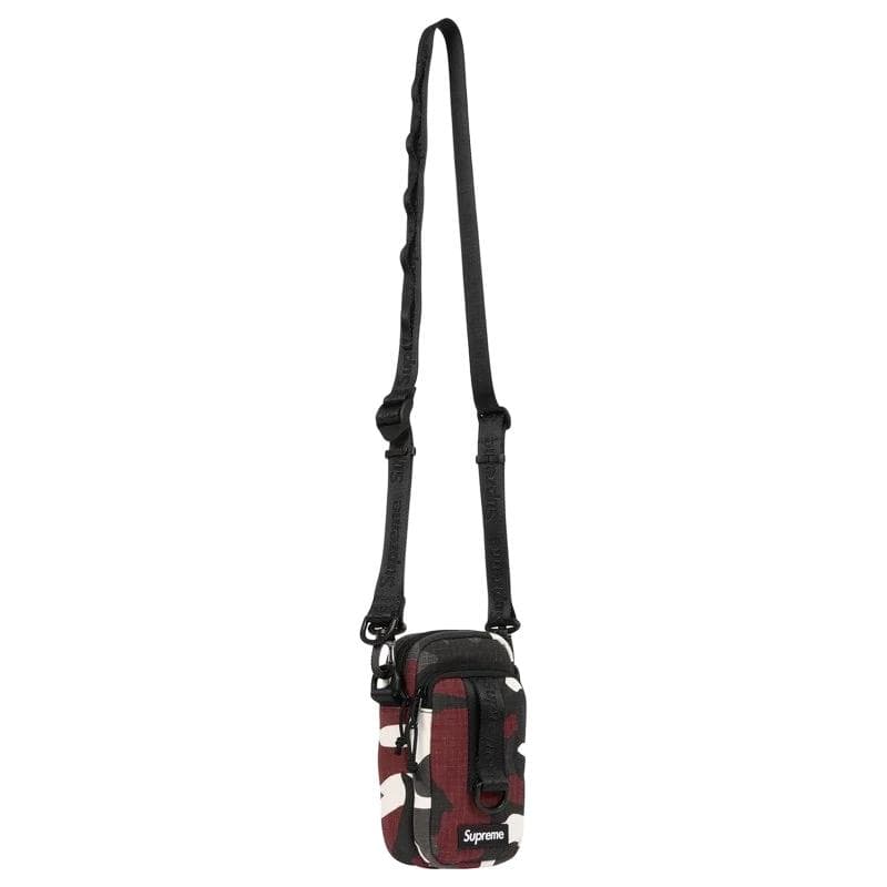 Мини-сумка Supreme CORDURA® Хлопковая смесь Резистентная к разрыву ткань Сумка через плечо Унисекс Красная Камуфляжная - изображение 2