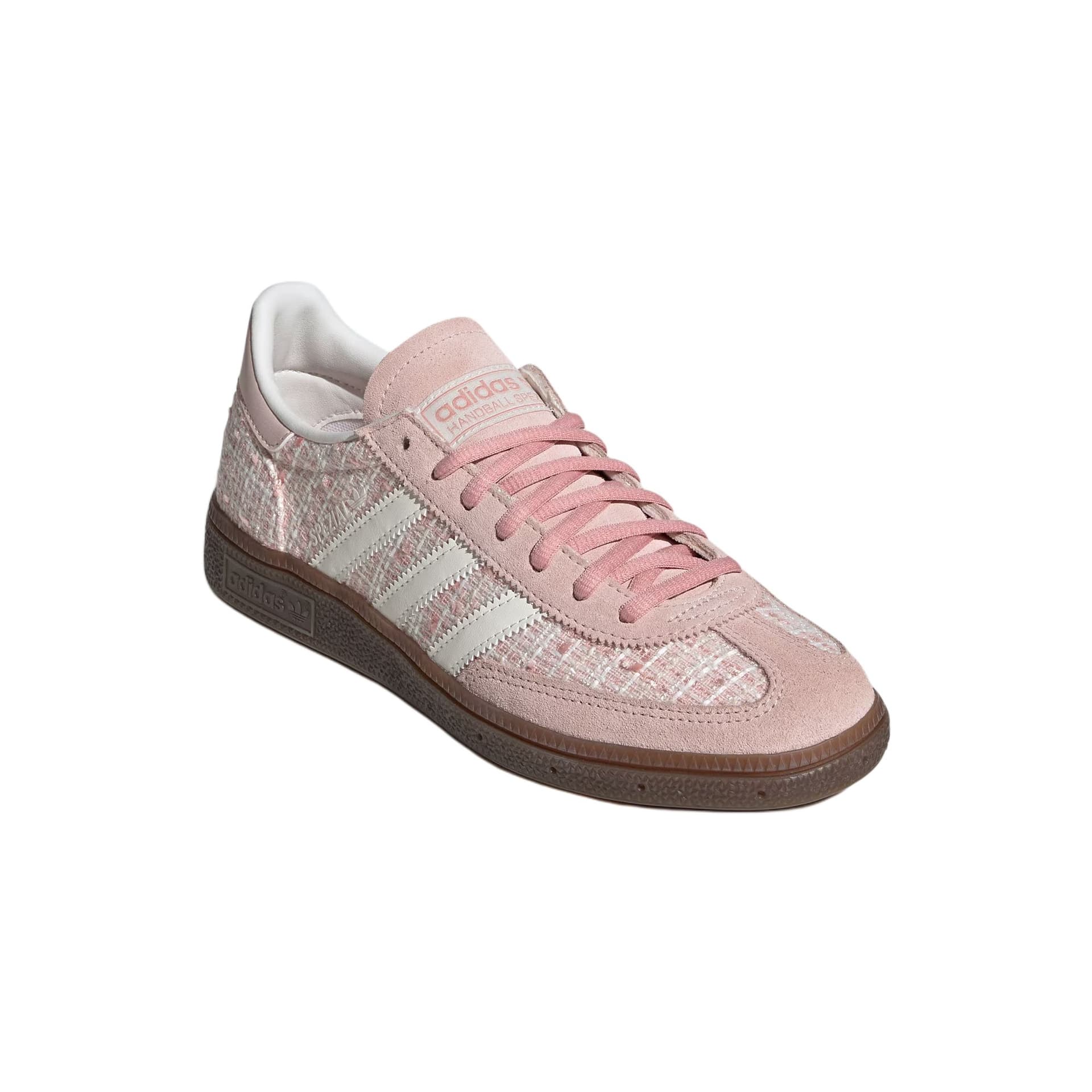 Кроссовки Adidas Originals HANDBALL SPEZIAL Low Топ Немецкие армейские кроссовки Женские Розовые - изображение 3