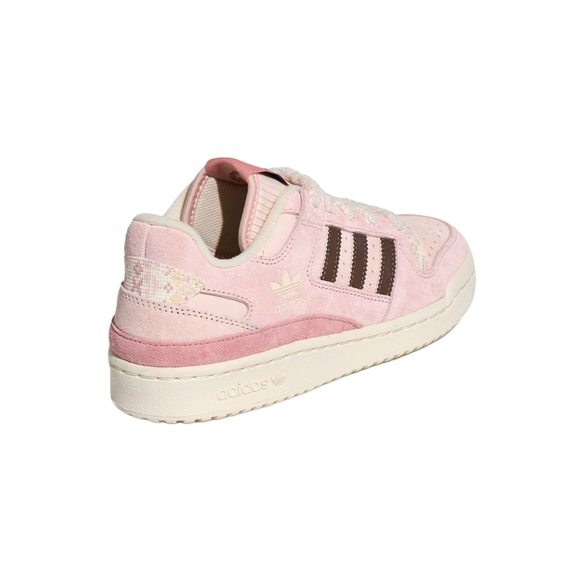 Кроссовки Adidas Originals FORUM Кожаные Низкие Кроссовки для Скейтбординга Женские Розовые - изображение 4